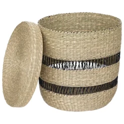 PANIER COUVERCLE NATUREL JAYLA TAILLE S