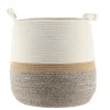 PANIERE A LINGE PM D33X37CM NATUREL MARRON CHINE