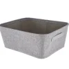 PANIERE DRESSING POLYESTER ET EVA L31.5XP39XH15CM GRIS