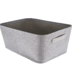 PANIERE DRESSING POLYESTER ET EVA L32.5XP45XH18CM GRIS