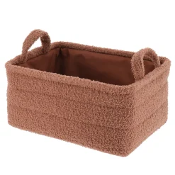 PANIERE FACON BOUCLETTE MOCHA D.38X28X18CM