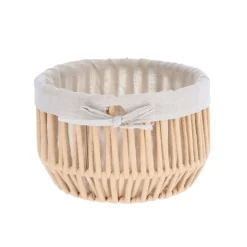 PANIERE FACON CORDE BEIGE 26X17CM