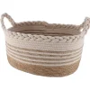 PANIERE OVALE NATURELLE 38X28X18CM BEIGE