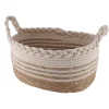 PANIERE OVALE NATURELLE 33X23X16CM BEIGE