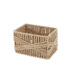 PANIERE PAPIER 15.5X11X10CM NATUREL