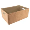 PANIERE RANGEMENT LIEGE 44X31X17CM NATUREL