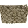 PANIER EVASE POIGNEES MATIERE VEGETALE 32X23X17CM NATUREL