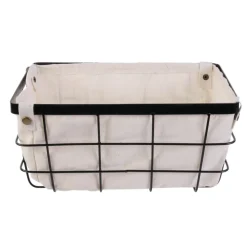 PANIER FILAIRE AVEC DOUBLURE 30 X 20 X 15 CM GM