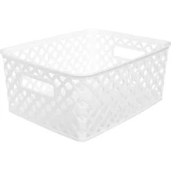 PANIER FOLK 4L BLANC