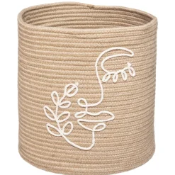 PANIER JUTE VIBE NATUREL D.30X31.5CM