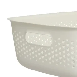 PANIER PLASTIQUE CREME TILA 10L