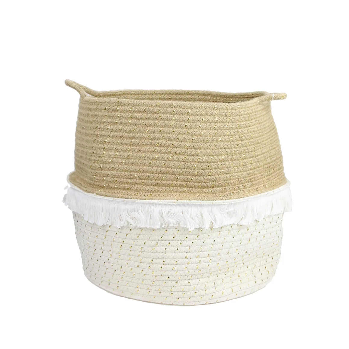 PANIER RANGEMENT A FRANGE ET FIBRE DORE L