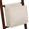 PANIER RANGEMENT COTON ACCROCHE SCRATCH GRAND MODELE NATUREL
