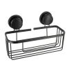 PANIER RECTANGULAIRE ALUMINIUM VENTOUSES NOIR