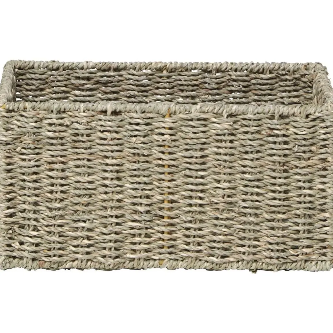 PANIER RECTANGULAIRE MATIERE VEGETALE 30X20X15CM NATUREL