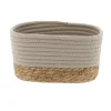PANIER RECTANGULAIRE 21X13X12CM TAUPE NATUREL