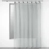 PANNEAU A ANNEAUX 140X280CM VOILE TISSE LINKA GRIS