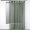 PANNEAU A ANNEAUX 140X280CM VOILE TISSE LINKA KAKI