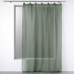 PANNEAU A ANNEAUX 140X280CM VOILE TISSE LINKA KAKI