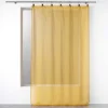 PANNEAU A ANNEAUX 140X280CM VOILE TISSE LINKA JAUNE