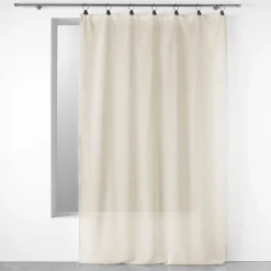 PANNEAU A ANNEAUX 140X280CM VOILE TISSE LINKA NATUREL