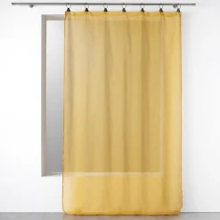 PANNEAU ANNEAUX 140X240CM TISSE LINKA JAUNE