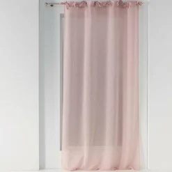 PANNEAU A NOUETTES 140X240CM TISSE CHARLOTTE ROSE