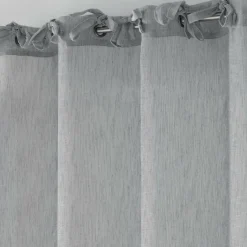 PANNEAU A NOUETTES 140X240CM VOILE CHARLOTTE GRIS
