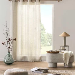 PANNEAU A OEILLETS 140X260CM CHENILLE ZAHO LIN