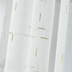 PANNEAU A OEILLETS 140X240CM DIXIE BLANC OR