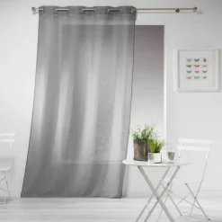 PANNEAU A OEILLETS 140X240CM HALTONA GRIS
