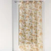 PANNEAU A OEILLETS 140X240CM IMPRIME MANAPANY JAUNE
