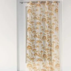 PANNEAU A OEILLETS 140X240CM IMPRIME MANAPANY JAUNE