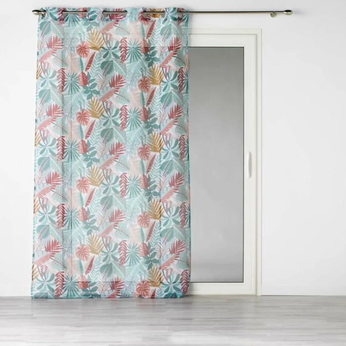 PANNEAU A OEILLETS 140X240CM IMPRIME JACALA BLANC