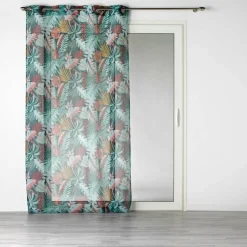 PANNEAU A OEILLETS 140X240CM IMPRIME JACALA BLEU