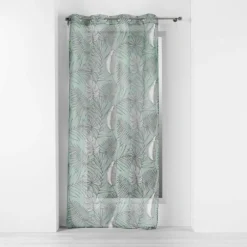 PANNEAU A OEILLETS 140X240CM IMPRIME MAJOLICA MENTHE