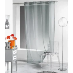 PANNEAU A OEILLETS 140X240CM LISSEA GRIS