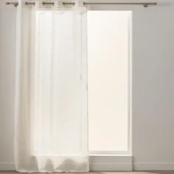 PANNEAU A OEILLETS 137X260CM POLYESTER LIN FANTAISIE KALIA
