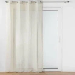 PANNEAU A OEILLETS 140X240CM POLYESTER LIN UNI ALINE