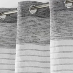 PANNEAU A OEILLETS 140 X 240CM RAYE SICILIA  ANTHRACITE