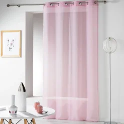 PANNEAU A OEILLETS 140X240CM TELMA ROSE