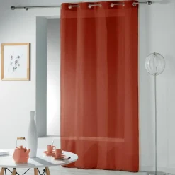 PANNEAU A OEILLETS 140 X 240 CM TELMA TERRACOTTA