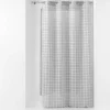 PANNEAU A OEILLETS 140X240CM TISSE FANTAISIE KARRONA GRIS