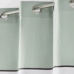 PANNEAU A OEILLETS 137X240CM TOP COTON JOLIBEL MENTHE