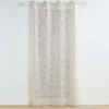 PANNEAU A OEILLETS 140X240CM VOILE KARLA TAUPE