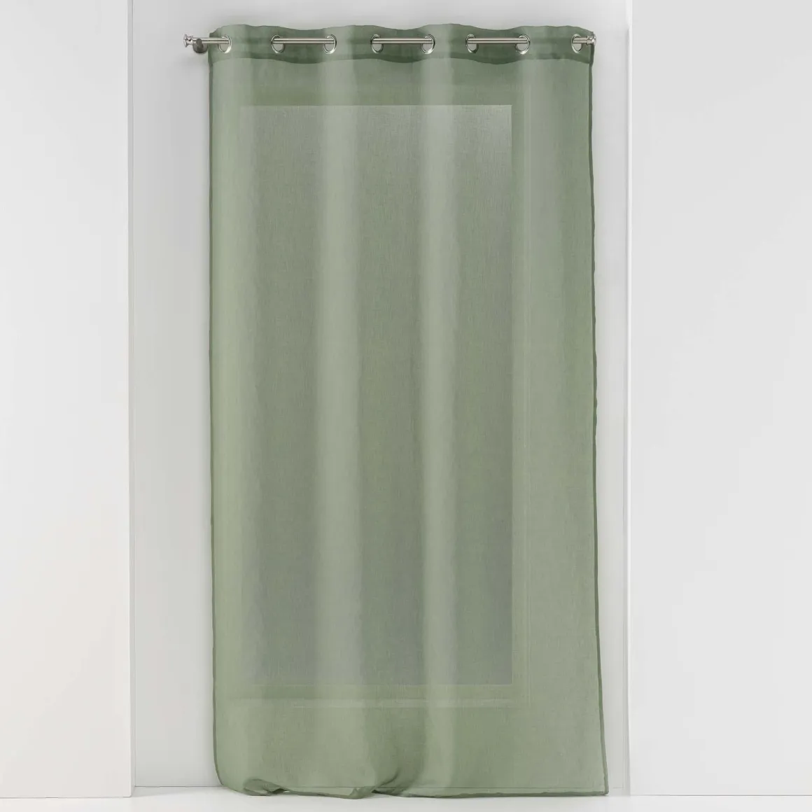 PANNEAU A OEILLETS 140X240CM VOILE SABLE SANDRA KAKI