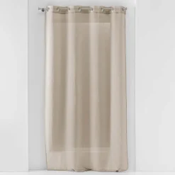 PANNEAU A OEILLETS 140X240CM VOILE SABLE SANDRA LIN