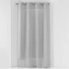 PANNEAU A OEILLETS 140X240CM VOILE SABLE SANDRA GRIS