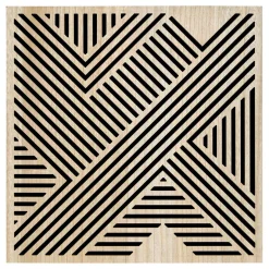 PANNEAU DECO CROIX EILEEN 58X58CM