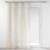 PANNEAU NOUETTES 140X240CM EFFET LIN TISSE NORINE